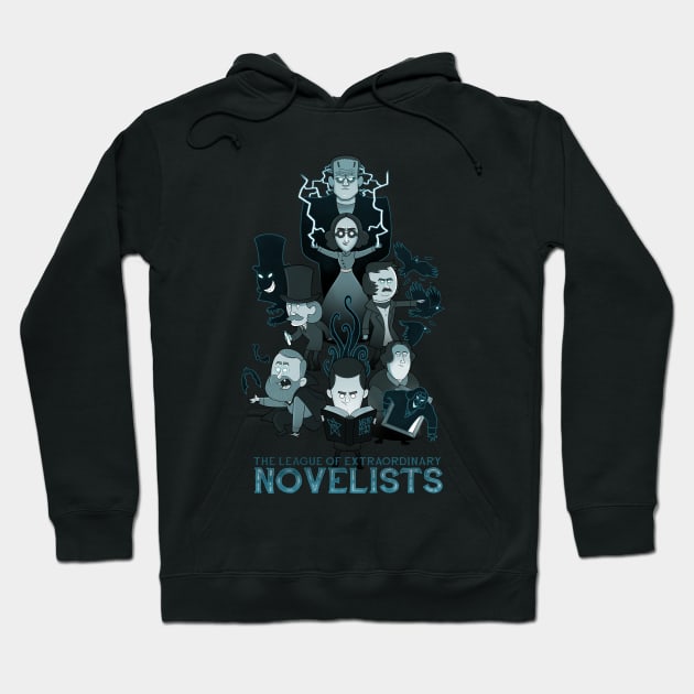 Extraordinary Novelists Hoodie by Queenmob